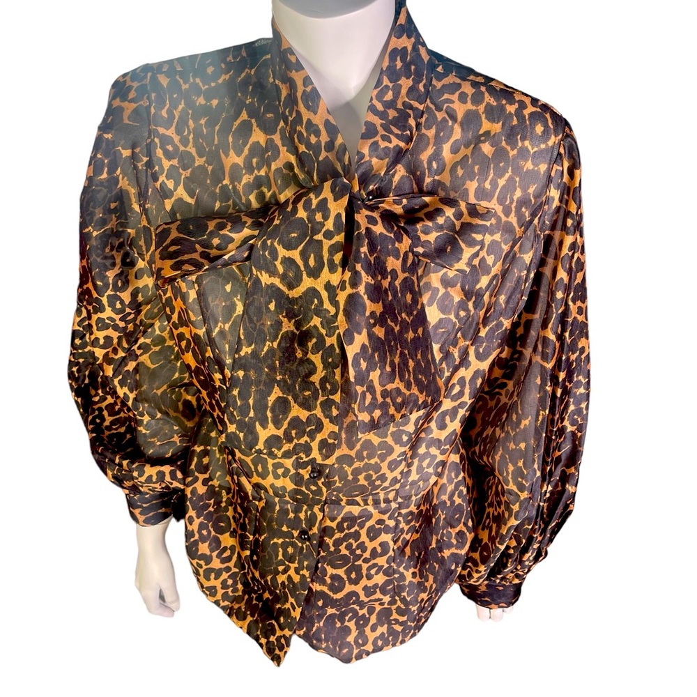 Leopard blouse